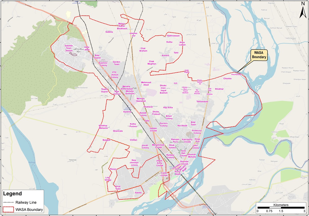 WASA Jhelum Jurisdiction